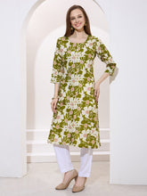 Floral Printed Cotton Kurta